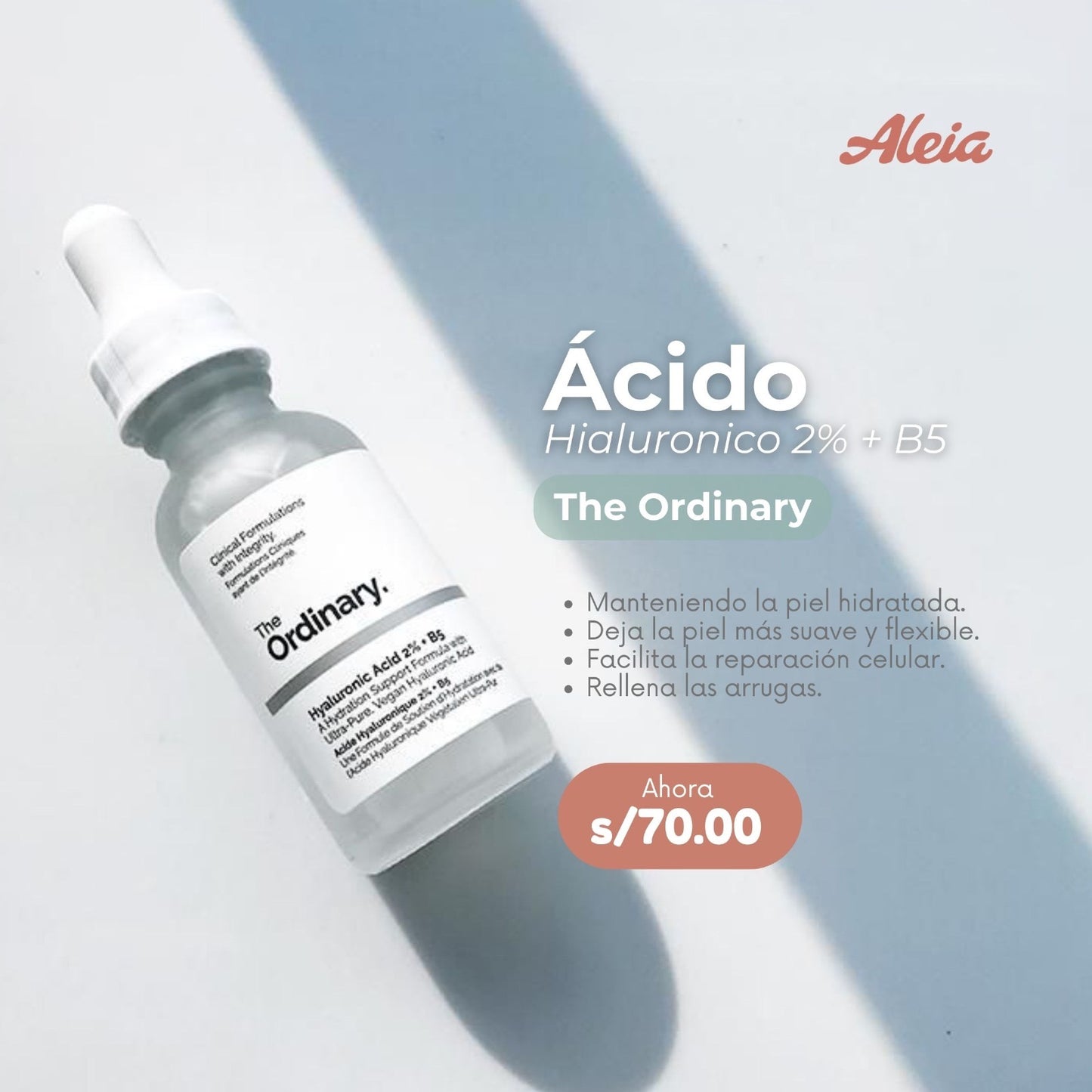 Ácido Hialurónico 2% + B5 - The Ordinary