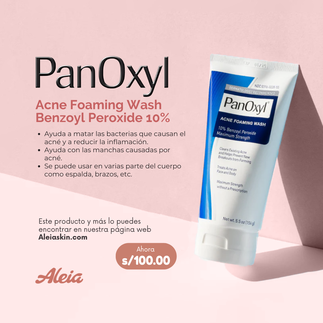 Acne Foaming Wash Benzoyl Peroxide 10% - PanOxyl