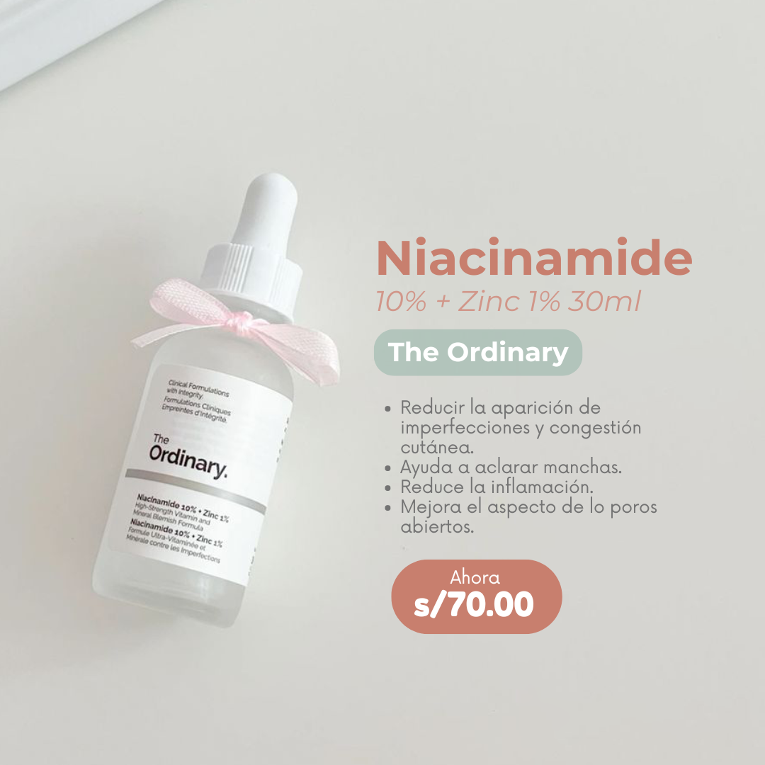 Niacinamide 10% + Zinc 1% 30ml - The Ordinary